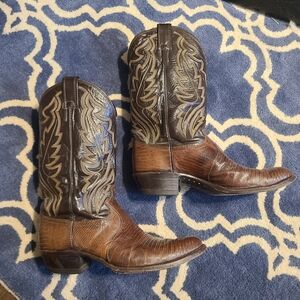 Justin Cowboy Boots Mens 10.5